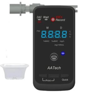 SIMMANS Professional Alcohol Tester Fuel Cell Breathalyzer Accurate and Quick Screening Test with Printer and Rechargeable (Model:- S-2023)