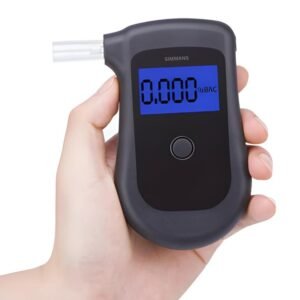 SIMMANS S-10 Professional Alcohol Tester Digital Display Breath Analyzer High-Precision Breathalyzer Audible Alert with LCD Display Alcohol Detector
