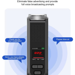 SIMMANS S65 Advance Accuracy Fuel Cell Type Blow Alcohol Tester Quick AlcoholDigital Breathalyzer Alcohol Detector Breath Alcohol Tester