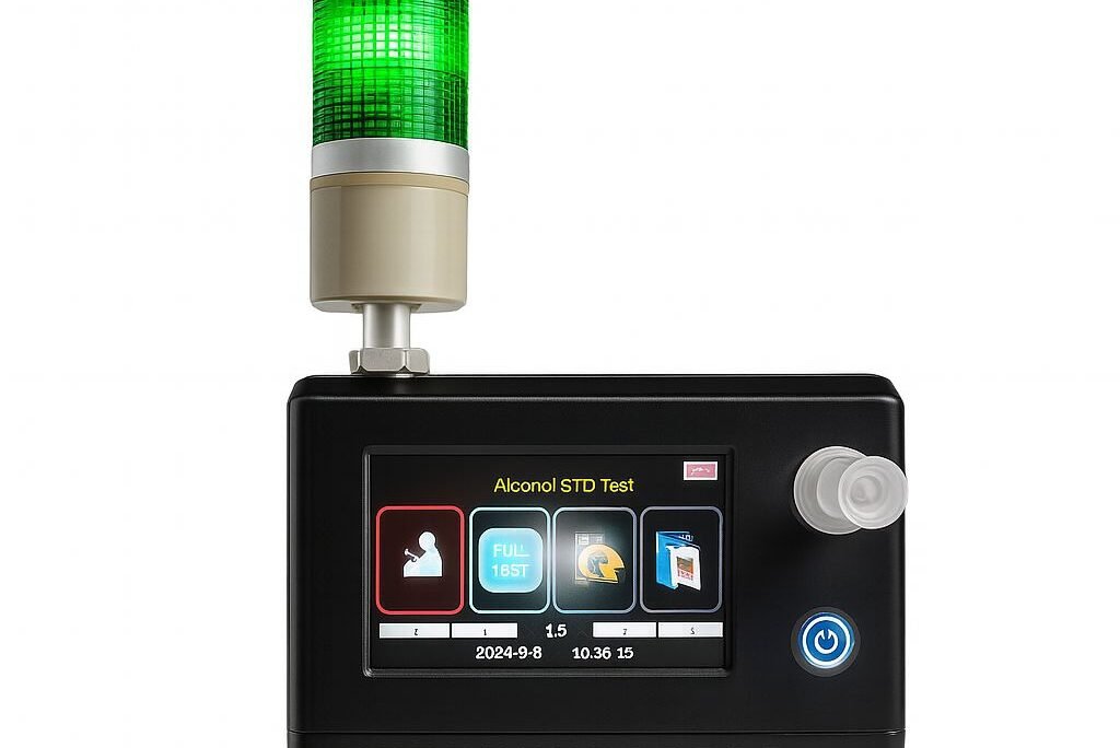 SIMMANS Wall Mounted Alcohol Tester with Printer